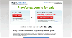 Desktop Screenshot of playvortex.com